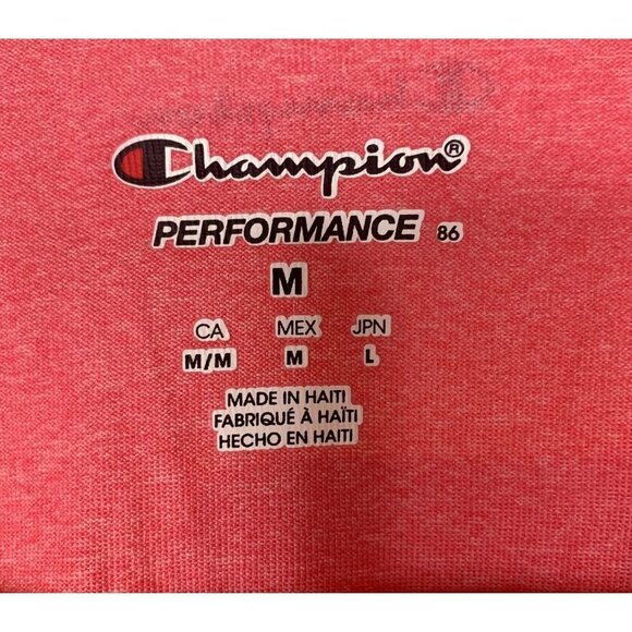 Champion Performance Vapor Pink Tank Top Size Medium - Picture 3 of 3